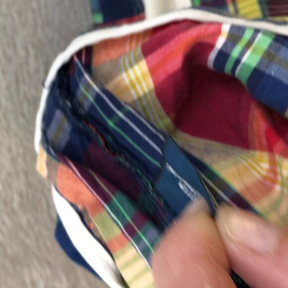 Polo Ralph Lauren Mens Prospect Shorts Size 52 Big Plaid Casual Retro - Picture 8 of 11